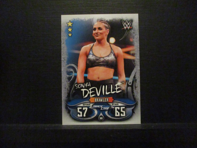 Sonya Deville - Smackdown Live Slam Attax Live Original Trading Card #191