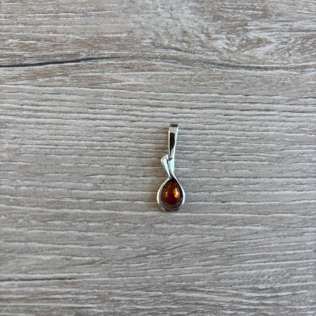 Dames hanger "Fantasy" met Barnsteen - 925 zilver (9.019)