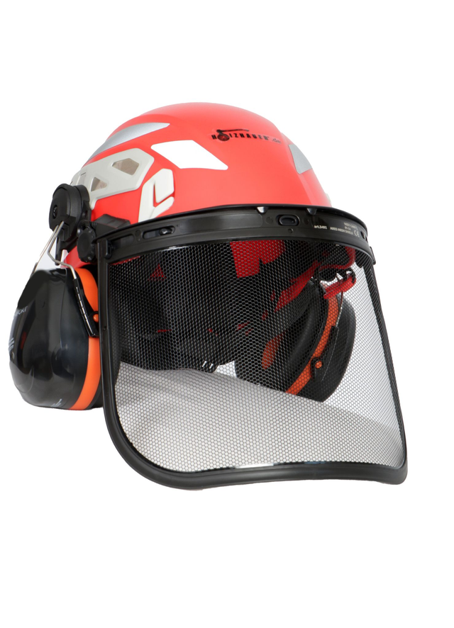 !!NEU!! Hoizhauer -AIR Pro Forsthelm K16 Visier fein - rot HO157.45