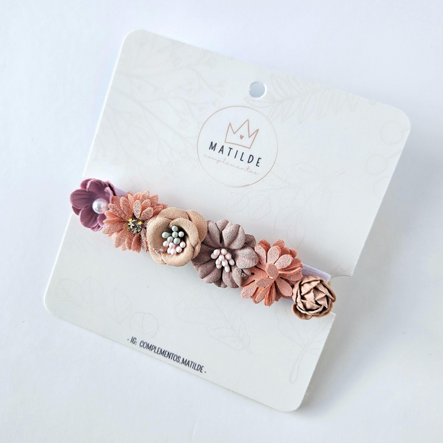 Cintillo Bebe - Morado - Rosa Rosa