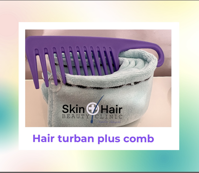 Hair Turban + Wide Tooth Comb