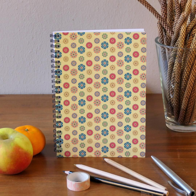 Spiralblock &quot;Kreisblumen&quot;