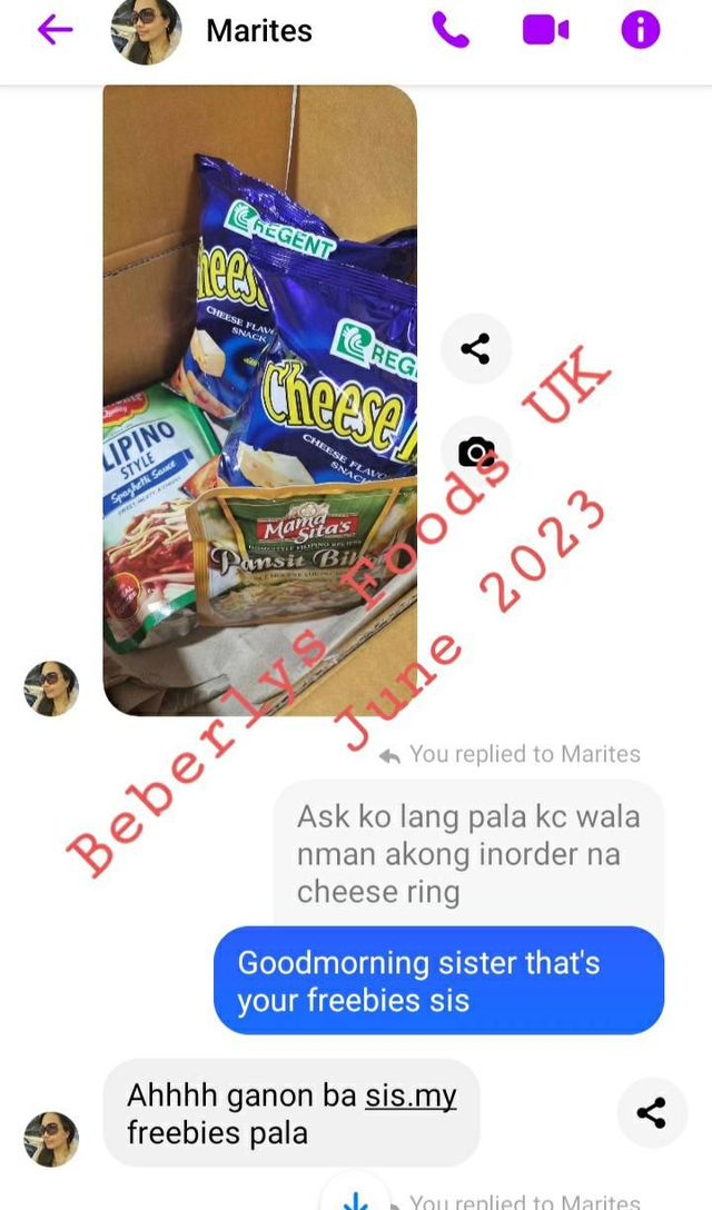 From Customer: Marites (England-June 2023)