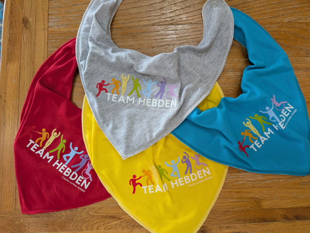 Team Hebden Dribble bib - Grey