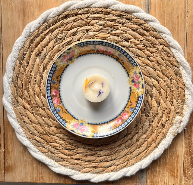 Sous tasse - Roses Impériales ⚜️