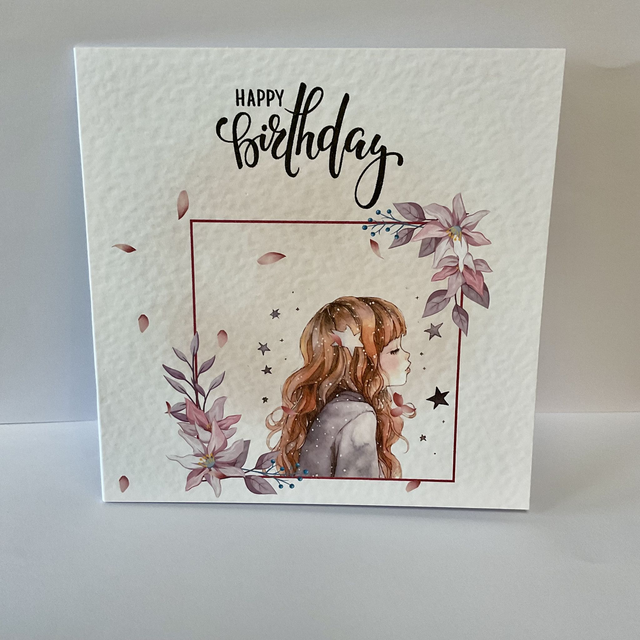 Birthday Card.Fully customisable.