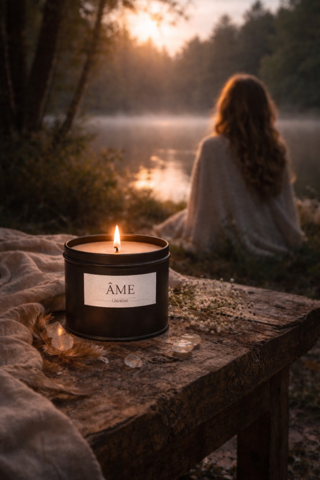 ÂME – Bougie &amp; Carte Intention