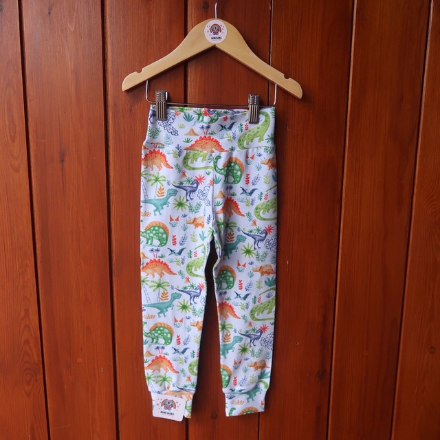 Green Dino Jungle Leggings 2-3 Years