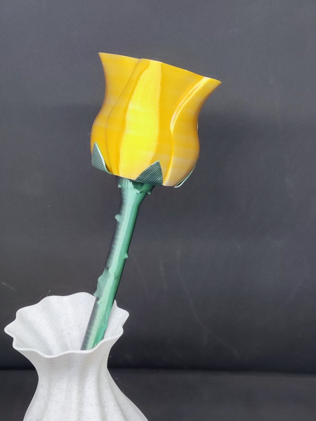 Rose or et argent – Élégance et éclat en impression 3D