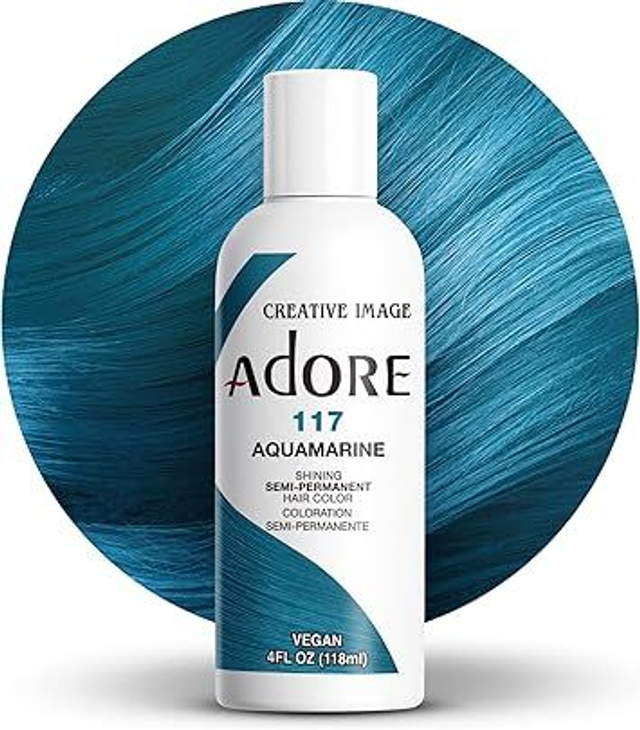 Adore Shining Semi Permanent Hair Colour 118ML (117 Aquamarine)