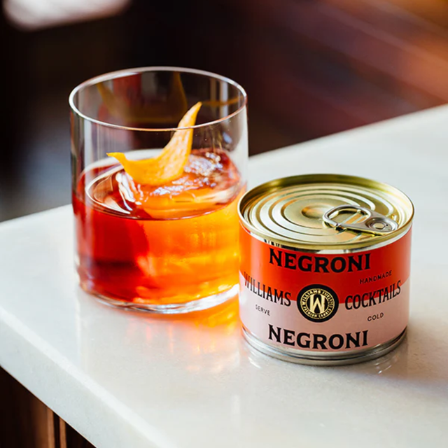 Cocktail Negroni in een blikje