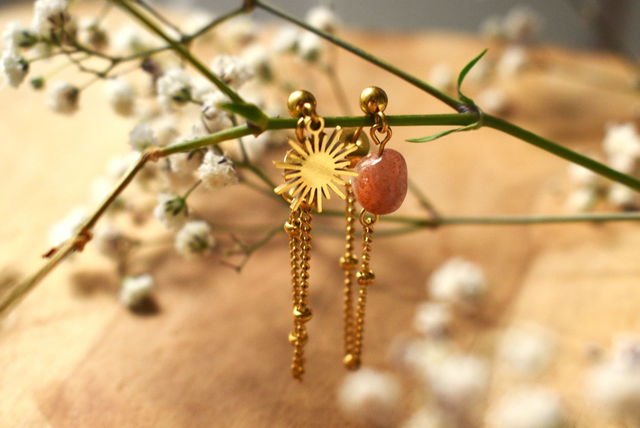 Boucles d'oreilles Constellation du lion