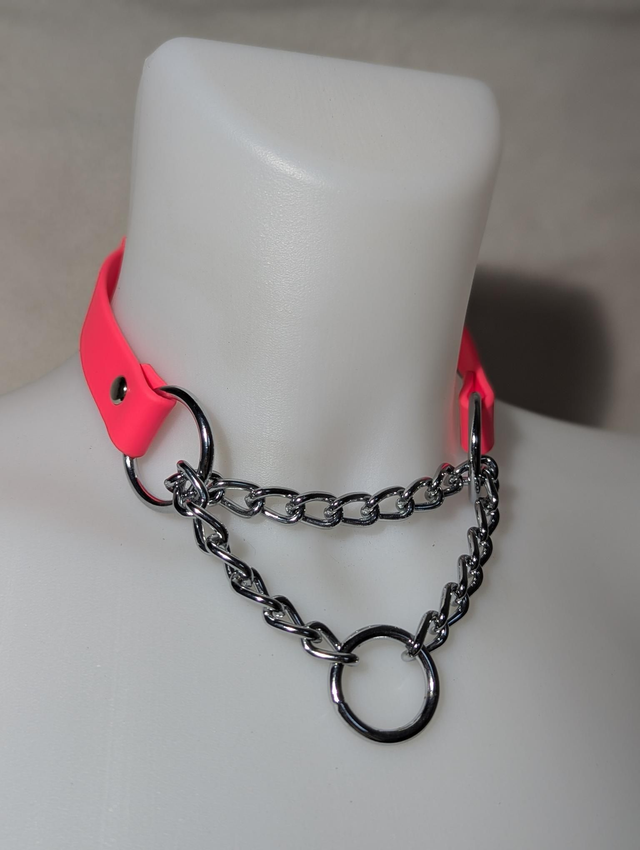 Collier "Odin" rose néon 🌱