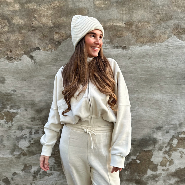 Stetson Beanie Merino Offwhite (oversized) 