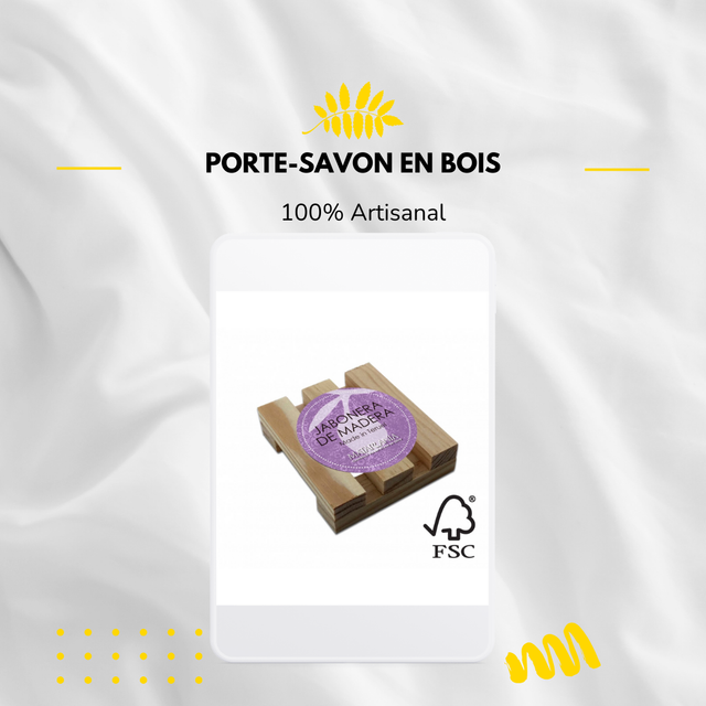 Porte savon en bois 