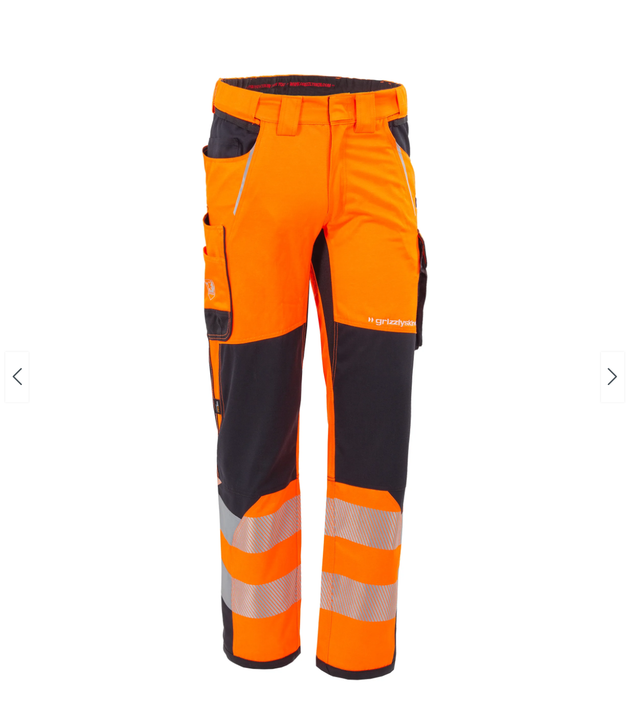Grizzlyskin Warnschutzhose - orange 