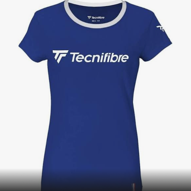 Tecnifibre Cotton Tee Royal Blue  £25