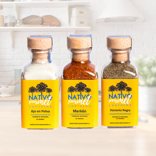 Set (x3) Surtido de Condimentos. 30 gr