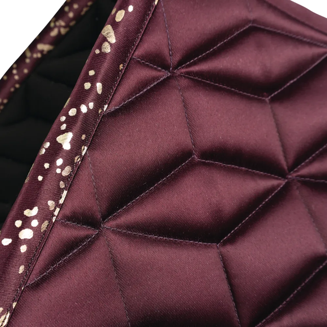 Hy Enchanted Collection Saddle Pad - PLUM/ROSE GOLD PONY