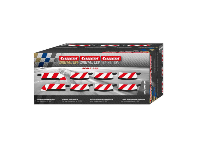 Bordures intérieures courbe relevé radius 1/30° carrera 20020569 Digital 124/132/Evolution