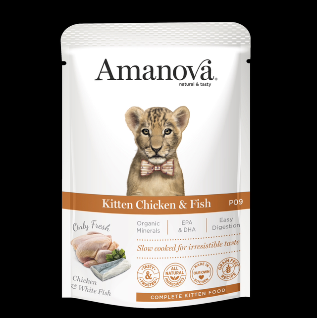 Amanova kitten  kip zakje 85 gr