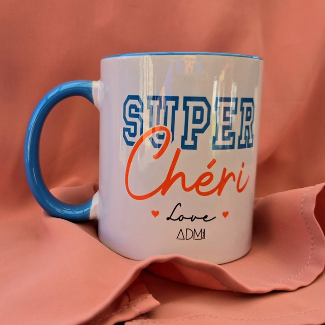 Mug &quot;Super chéri&quot; 