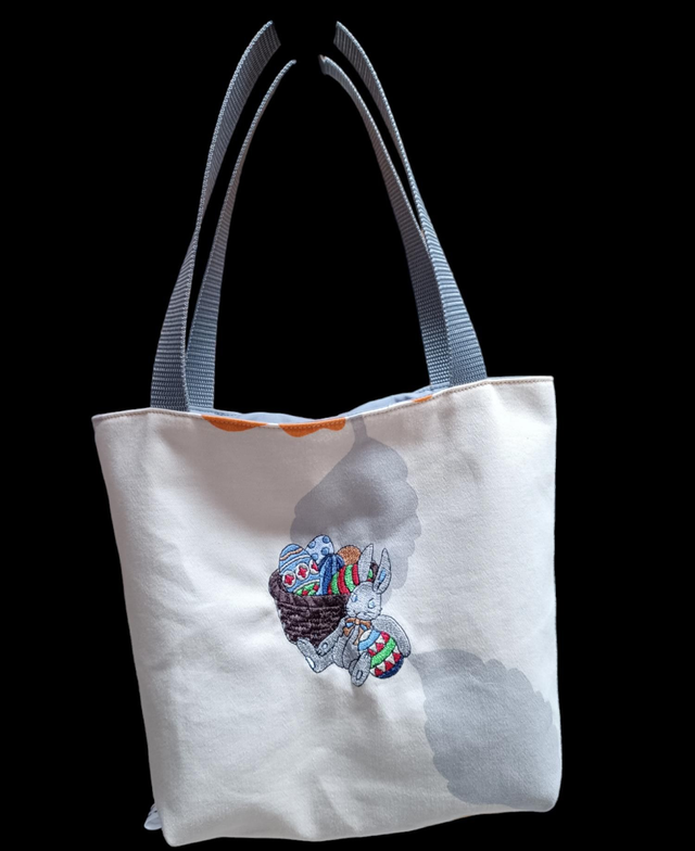 Sac Pâques Orange gris 