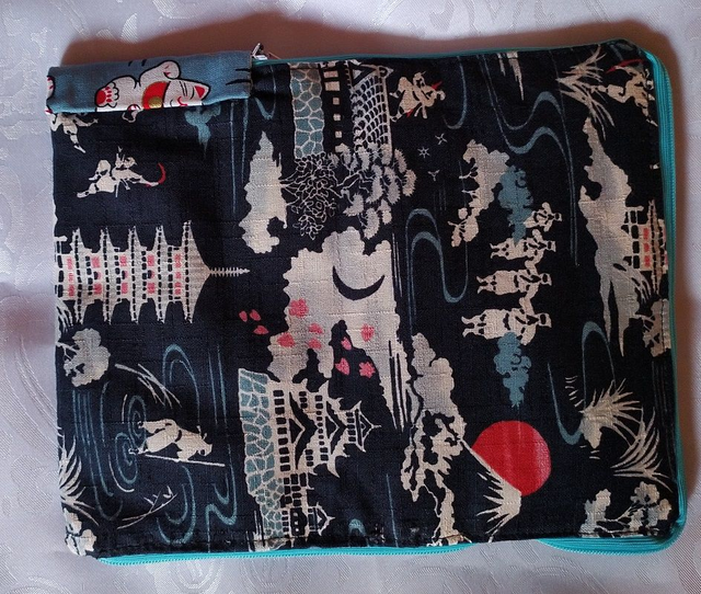 Trousse de couture en coton Japonais