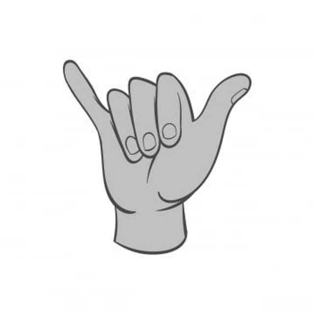 Porte-clé main "Shaka"