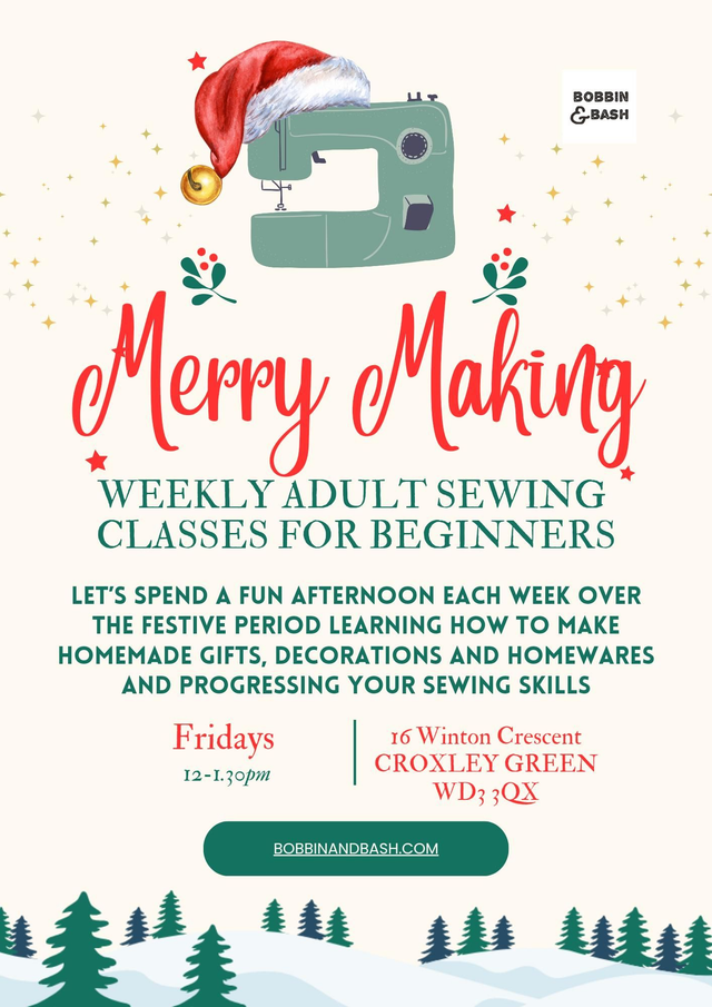 Merry Making: Adult weekly classes (Nov-Dec)