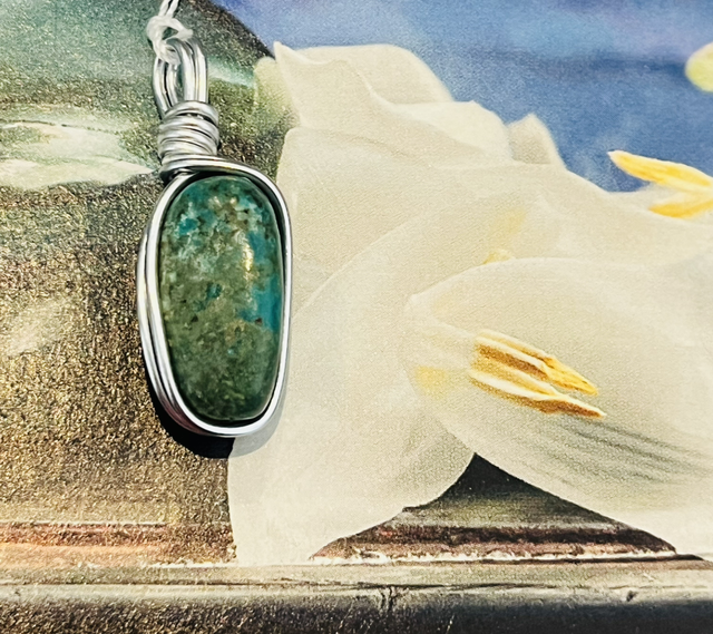 Pendentif turquoise 