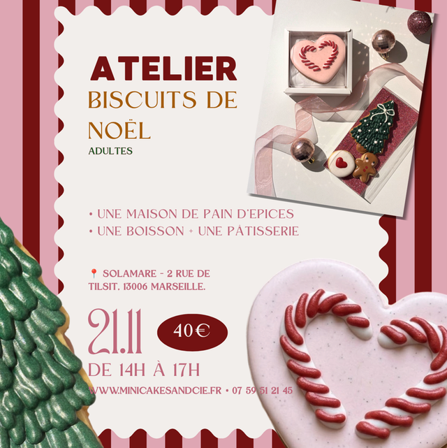 Atelier "Sablés personnalisés" - Noël 