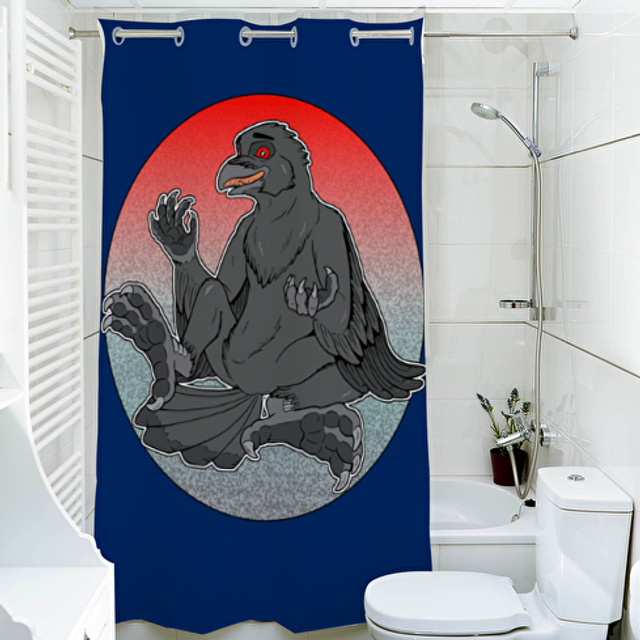 Rabe Duschvorhang 140cm x 200cm