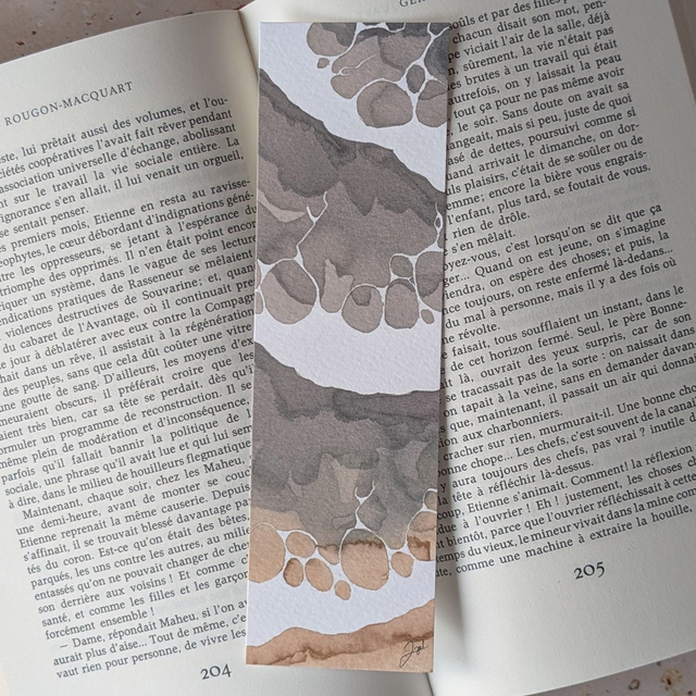 Marque-page - Vin Nature - Bord De Mer, Vin et Café