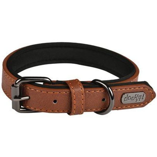 Collier Chien Simili Basics Doogy Glam MARRON