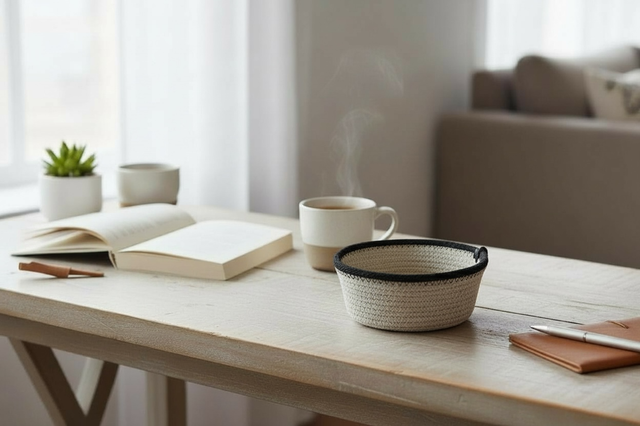 Petit panier bi-color