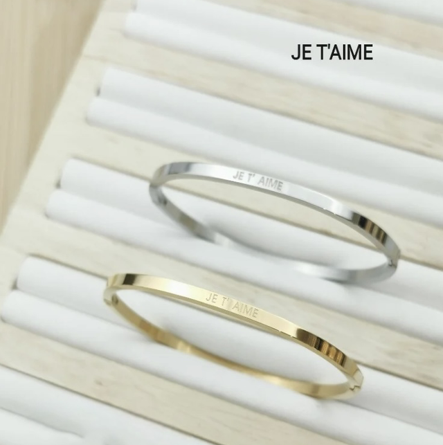 Jonc message Je t’aime 