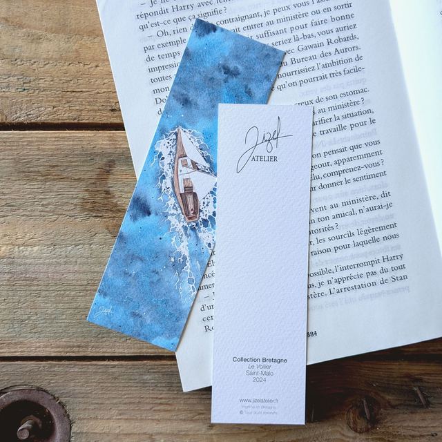 Marque-page - Bretagne - Le Voilier