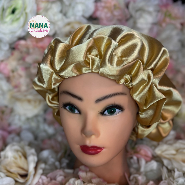 Pack Lumière Duo : Bonnet Satin + Chouchou Satin