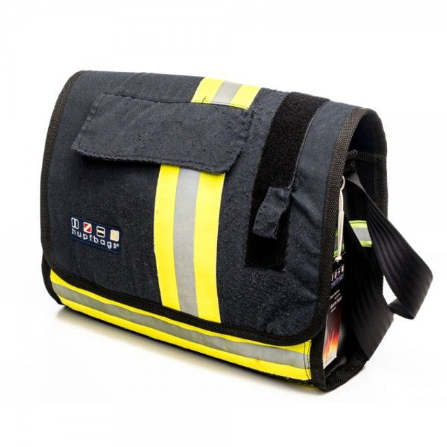 hupfbags® Modell Florian L Umhängetasche, blau