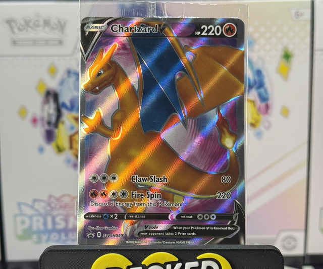 Pokémon TCG - Charizard V Sealed Promo- SWSH050 - Sword &amp; Shield Promo - English