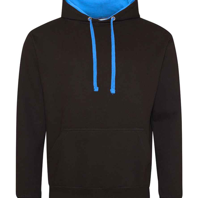 L.Runners hoodie Black/sapphire blue  (pre-order)