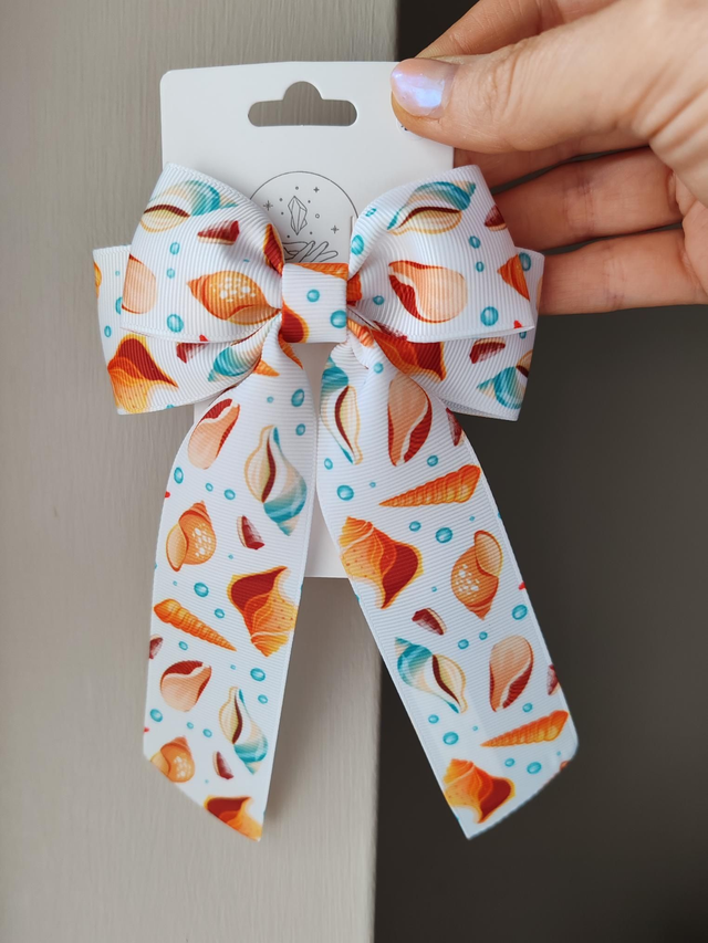 Seashell hairbow