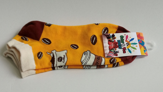 ΚΑΛΤΣΕΣ ΚΟΝΤΕΣ UNISEX ΜΕ ΘΕΜΑ ΚΑΦΕΔΕΣ