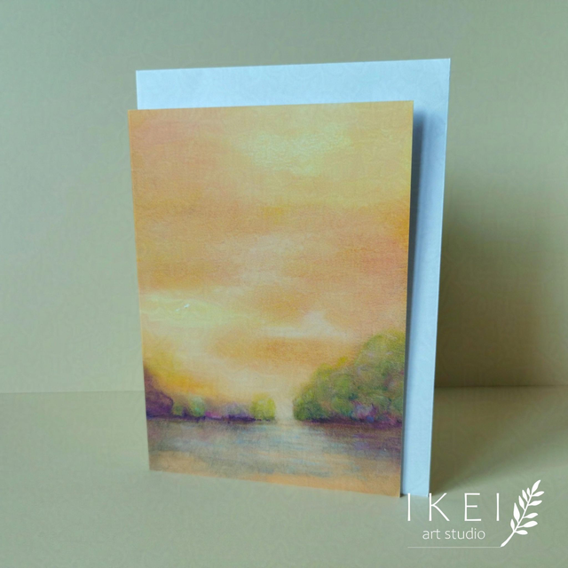 Postcard Orange Sky