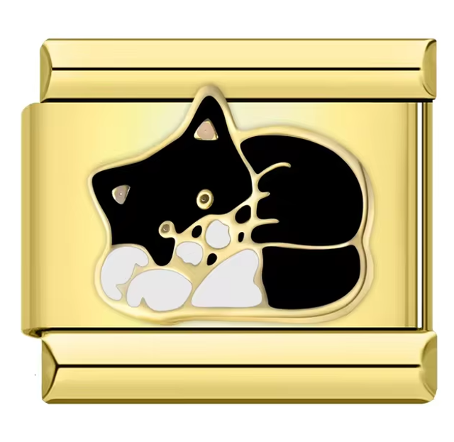 Charm Gato Dorado