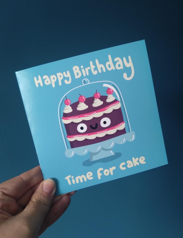Cake birthday card 
