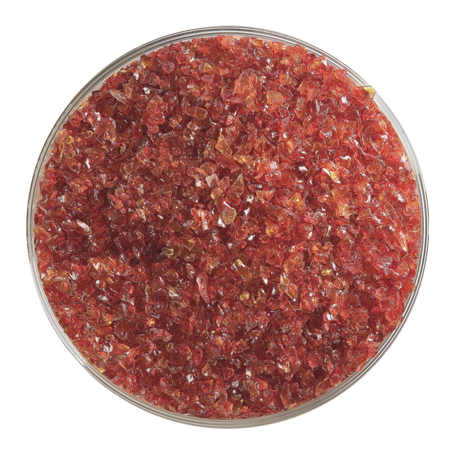 frit garnet red transparant