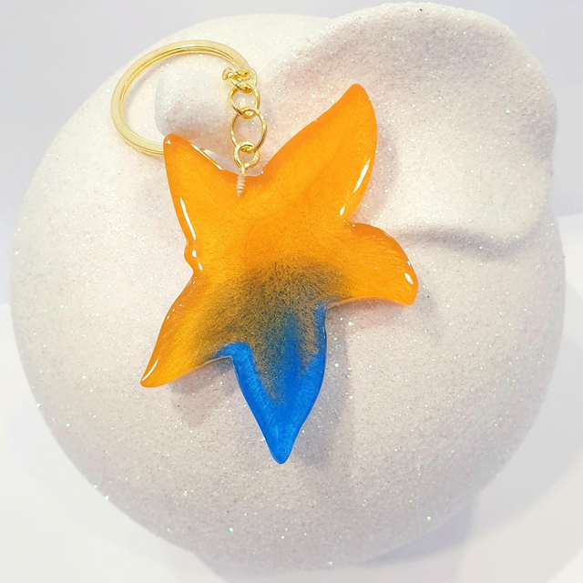Starfish Keyring 
