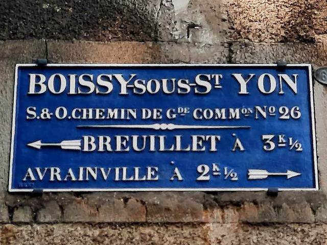 Boissy sous St Yon Seine et Oise 
